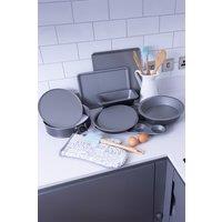 Baker & Salt Non-Stick 7 Piece Professional Baker Set in Silver