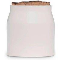 Tower Small Ceramic Storage Jar in Beige | Size: A