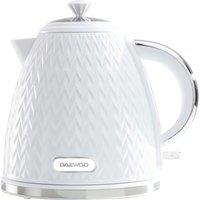 Daewoo Argyle 1.7 Litre 3KW Jug Kettle Rapid Boil White SDA1780GE