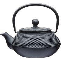 La Cafetiere Cast Iron Japanese Teapot with Infuser Basket in Black