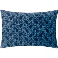 Paoletti Boteh Paisley 100% Cotton Cushion in Navy | Size: 40 cm x 60 cm