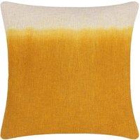 Furn Mizu Square Dip Dye Cushion in Yellow | Size: 50 cm x 50 cm