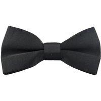 TruClothing Bow Tie Black Satin Clip On Unisex Tuxedo Classic