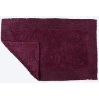 Allure Bath Fashions Elegance Reversible Heavyweight Bath Mat in Maroon