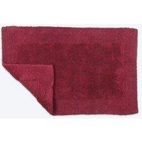 Allure Bath Fashions Elegance Reversible Heavyweight Bath Mat in Red