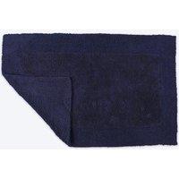 Allure Bath Fashions Elegance Reversible Heavyweight Bath Mat in Navy