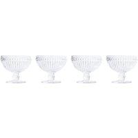 Orsina Auclair Set Of Four Ice Cream Bowls in Clear