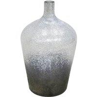Ivyline Verre Stem Atlantic Blue Frosted Vase H30Cm W18Cm