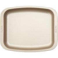 Orsina BPA Free 32cm Roasting Pan, Champagne Finish Roasting Dish For Kitchen, Elegant Roasting Pan For Baking in Gold