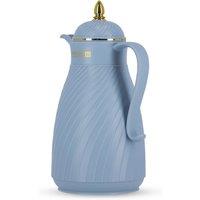 Royalford 1L Vacuum Flask Thermos Jug Insulated Airpot Hot Cold Drink Camping in Baby Blue