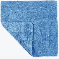 Allure Bath Fashions Elegance Reversible Heavyweight Shower Mat in Blue