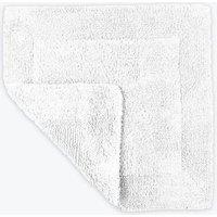 Allure Bath Fashions Elegance Reversible Heavyweight Shower Mat in White