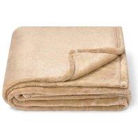 Brand Lab Fleece Blanket in Camel