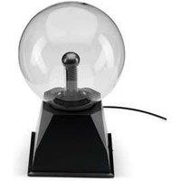 Menkind RED5 Plasma Ball 6-Inch Touch-Responsive Light Show in Black