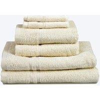 Allure Bath Fashions Hotel Essentials Cotton 6 Piece Towel Set in Cream
