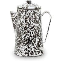 Orsina Durable Black & White Patterned Coffee Pot, Elegant Design Coffee Pot, Practical Coffee Pot For Breakfast