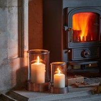 Ivyline Hampton Hurricane Lantern in Copper H28cm W18cm