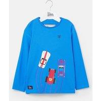 Lighthouse Clothing Boy's Oliver Long Sleeved Cotton Top in Blue | Size: 3-4 Years