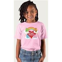 Care Bears On Clouds T-Shirt in Light Pink | Size: 3-4 Years