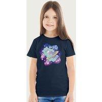 Care Bears Bedtime Bear Dreaming Of Space T-Shirt in Navy | Size: 3-4 Years