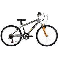 Basis Men's Bolt Hardtail Mountain Bike 24In Wheel 18 Speed in Grey