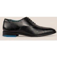 Oswin Hyde Men's Jarvis Leather Oxford Lace Up in Black | Size: 10