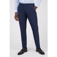 Limehaus Men's Regular Fit Trousers in Blue | Size: 36R