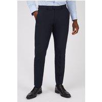Limehaus Men's Slim Fit Trousers in Navy | Size: 40R