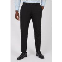 Limehaus Men's Regular Fit Trousers in Black | Size: 40R