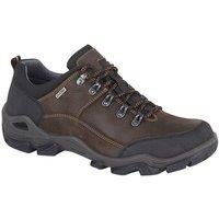 IMAC Men's All Terrain Waterproof Leather Shoes in Dark Brown | Size: 7