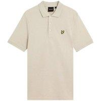 Lyle & Scott Men's Plain Polo Shirt in Light Tan | Size: Large