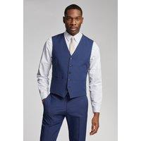 Antique Rogue Men's Bright Blue Slim Waistcoat | Size: 38R