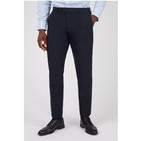 Limehaus Men's Regular Fit Trousers in Navy | Size: 52R