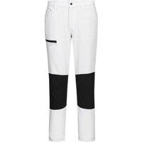 Portwest Men's WX2 Slim Work Trousers in White | Size: 38R
