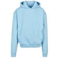 Build Your Brand Men's Oversized Hoodie in Mid Blue | Size: Medium