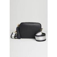 'Verona' Crossbody Tassel Bag with Sparkle Strap