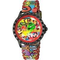 Rebel Women's Dumbo Coral Dial Leather Watch