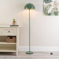ValueLights Stassi Mushroom Dome Metal Freestanding Floor Lamp Light in Bottle Green