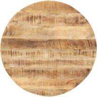 Table Top Solid Mango Wood Round 15-16 mm 50 cm