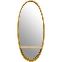 Orsina Avento Oval Wall Mirror in Gold
