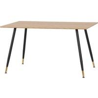 Seconique Hamilton Medium Dining Table in Brown