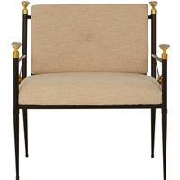 Orsina Glamorous Design Lounge Chair, Comfortable Occasional Arm Chair For Livingroom, Stylish Accent Armchair in Black