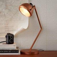 IH Design Round Table Lamp in Metallic Gold
