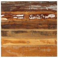 Berkfield Home Square Table Top 70x70 cm 15-16 mm Solid Reclaimed Wood