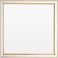 Orsina Mazzone Square Framed Wall Mirror in Gold