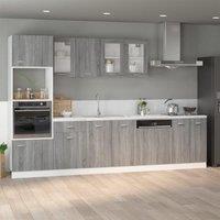 Berkfield Home Bottom Cabinet Grey Sonoma 60x46x81.5 cm Engineered Wood