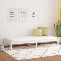 Berkfield Home Day Bed White 90x200 cm Solid Wood Pine