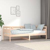 Berkfield Home Day Bed Solid Wood Pine 80x200 cm in Brown