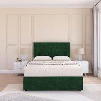 Kansas Plush Bed Set With No Drawers Mattress & 26" Headboard