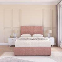Kansas Plush Bed Set With No Drawers Mattress & 26" Headboard